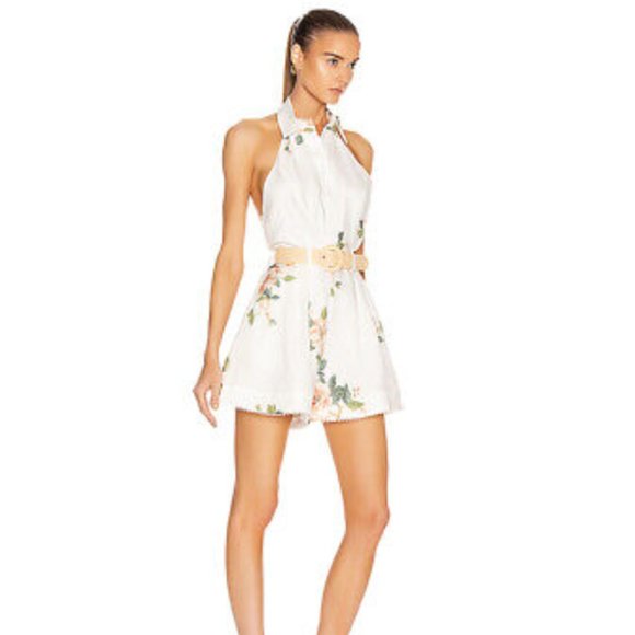 Zimmermann Kirra Halterneck Romper - 0P - Picture 2 of 12